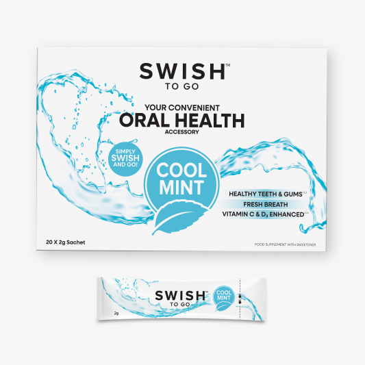 SWISH TO GO | For cleaner teeth, healthier gums and fresher breath
