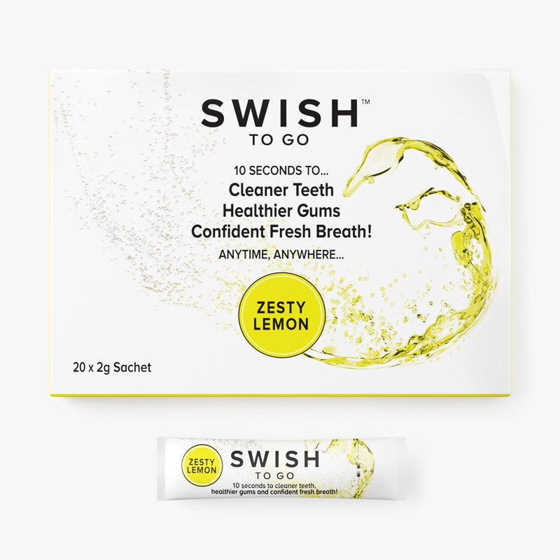 Swish To Go Zesty Lemon fresh breath